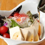 Shukugawa tofu salad (specially rich tofu)