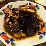 金町製麺 - 茄子の中華風炒め