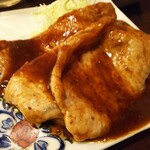 金町製麺 - 豚の味噌焼き