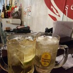 金町製麺 - ハイボール