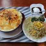 満ぷく処 くぅ - 料理写真:ハンバーグドリア950円(ドリンク付)