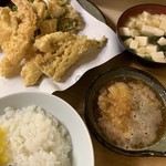 いもや - 2019.9　天ぷら定食穴子追加
