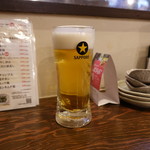 一軒め酒場 - 生ビール(429円)