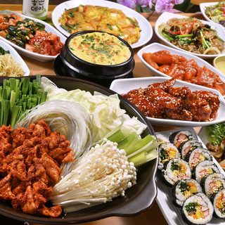 Enjoy the taste of Korea! Complete Seoul Market [Banquet Course]