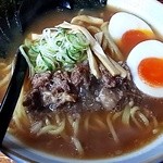 らーめんほうき屋 - しょうゆらーめん+卵+のり