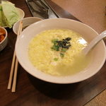 焼肉たきもと - 玉子スープ並