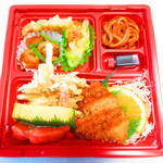 Bentouno Hachiwaka - おかずライス弁当２段　８９０円（税込）上段のアップ【２０１９年１０月】