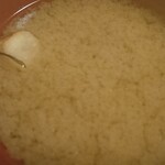 てんぺい - 味噌汁、きょうはちょっと具が少なめ。