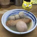 きくや - 玉子120円、いか天、つくね120円