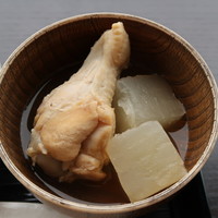 浅草むぎとろ 本店 - おかず②（手羽大根）