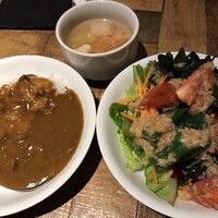 ビストロガブリ 大門店 - ランチのサラダバー