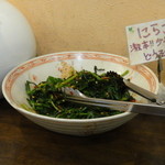 中華そば 高安 - にら