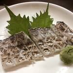 食彩厨房 甚兵衛 - 太刀魚の刺身