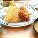 ＵＯＫＩＮ　ビストロ - ミックスフライ定食