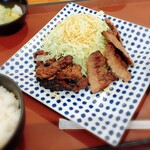 炭焼･仙台牛たん あかり - 牛タン・カルビ定食