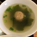 中華料理 福満亭 - 肉団子入りのスープ