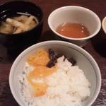 串の坊 - ランチのお惣菜とご飯