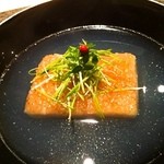 野嵯和 - 揚げ海老しんじょの清汁仕立て