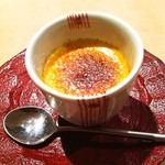 野嵯和 - デザート　御汁粉ブリュレ