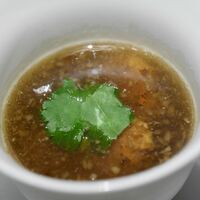 東京和食 りくう - 2019/11/26  鴨ロースの炙り、ゴボウ擦り下ろしスープ