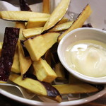 なんしゅう家 - ハニマヨでどうぞ。さつまいもスティック。