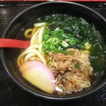 あじわい処 麺 - 肉うどん (税込)500円 ※拡大(2019.11.26)