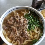 三心うどん - 肉うどん