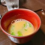 鳥田中 - 丹波地鶏濃厚白湯水炊きの鶏スープ