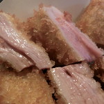 とんかつあさくら - 選り抜きヒレとんかつ(断面up)