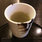 とんかつあさくら - 最後に緑茶