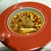 ブラン ルージュ - ☆☆☆☆ダブルコンソメ松茸フランとフォワグラのポッシェ