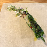 bistro Chic - コース2.万願寺唐辛子 白エビ 帆立のマリネとアヴォカド