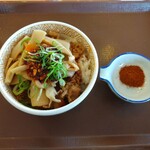 すき家 - 「食べラー・メンマ牛丼（ミニ）」460円。