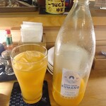 キャンプバー・ランタン - アタシカ果樹の季節のカンキツジュース
温州みかん　アルコール入り　800円