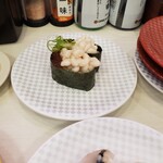 Uobei - 真鱈白子ぐんかん、100円(＋税）