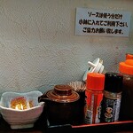とんかつ 彩かつ - ソースは使うだけ。基本です！