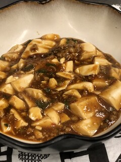 Mangetsu - 麻婆豆腐(夜のメニュー)