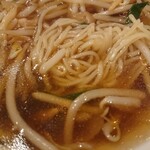 翠香園 - ・麺は細め