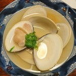 山海づくし勝也 - 蛤とフカヒレの酒蒸し