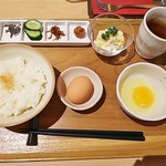 キノトヤ カフェ - ユートピアのたまごかけごはん（税込み５００円）