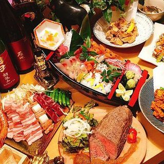 使用平户直送海鲜和清晨采购的鸡肉等新鲜的食材♪