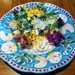 イタリアン・ガレージ - ランチサラダ＋前菜３種
