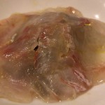ラ リベラ - 焼き茄子と鮃のカルパッチョ
