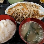 和風らーめん海人 - 叉焼メンマ炒め定食