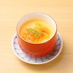 Chawanmushi with 8 kinds of ingredients and dashi soup