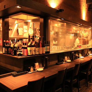 1～2名様向けカウンター席