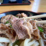 手打ちうどんますや - お肉やわらかぁ～