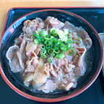 手打ちうどんますや - 肉うどん（小）