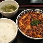 中華香彩JASMINE口福厨房 - 花山椒香る 四川麻婆豆腐 1,000円 ♪