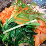 韓国風居酒屋 駿 - 石焼ビビンバ〜3種のタレ〜タレ、辛ダレ、塩ダレ